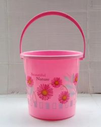 Velance Flair Premium Plastic Water Bucket with Strong Handle – Grey